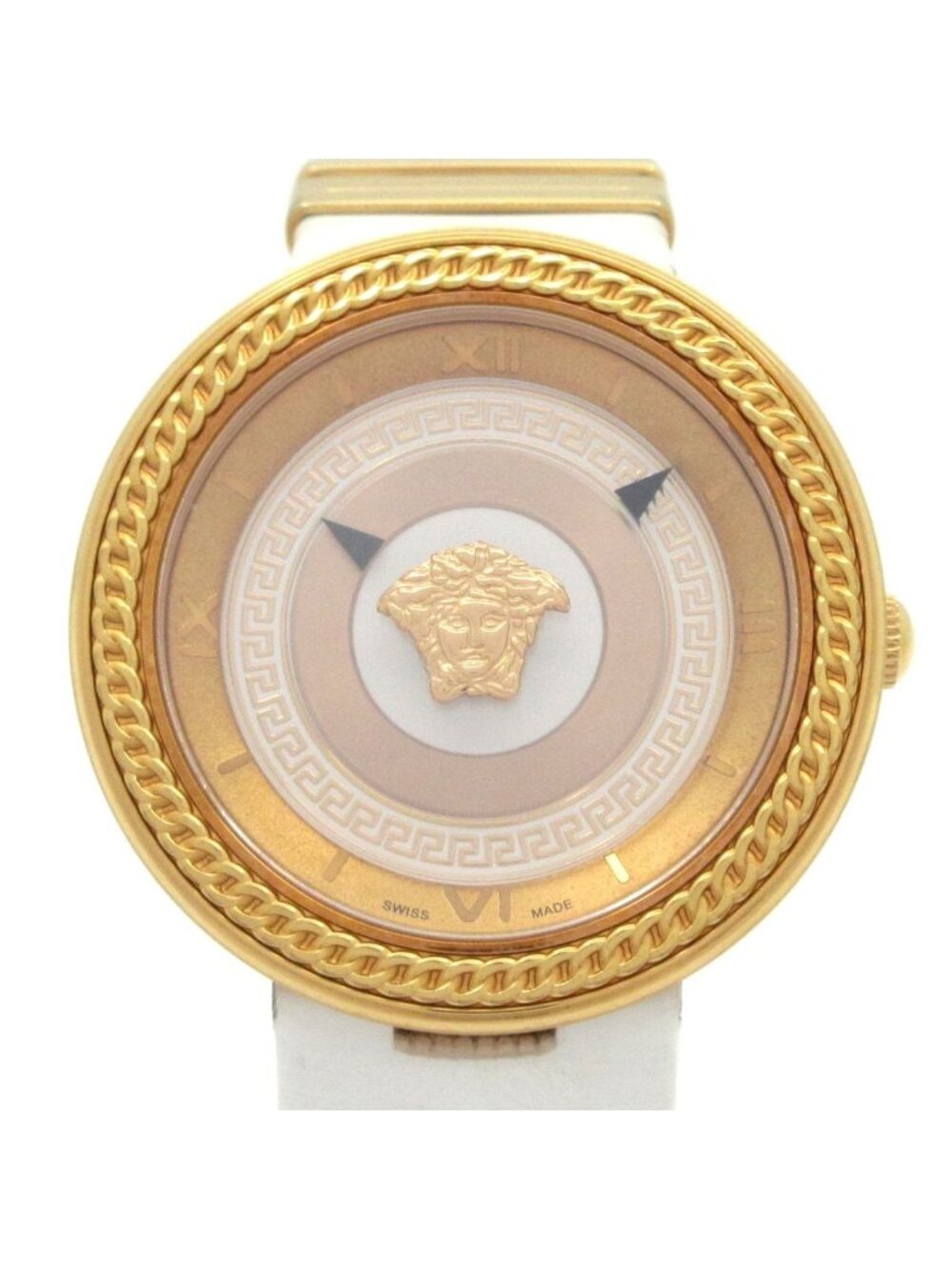 Versace Watch Metal Icon Vs Vlc Boys' Gold White